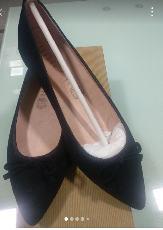 Bailarinas UNISA negras, talla 37