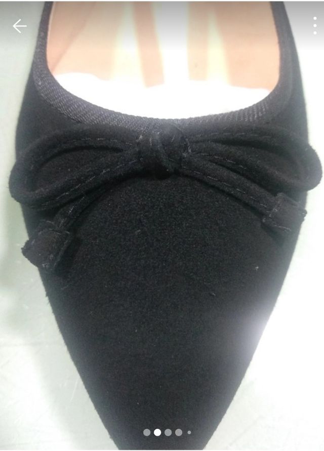 Bailarinas UNISA negras, talla 37