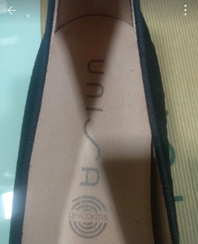 Bailarinas UNISA negras, talla 37