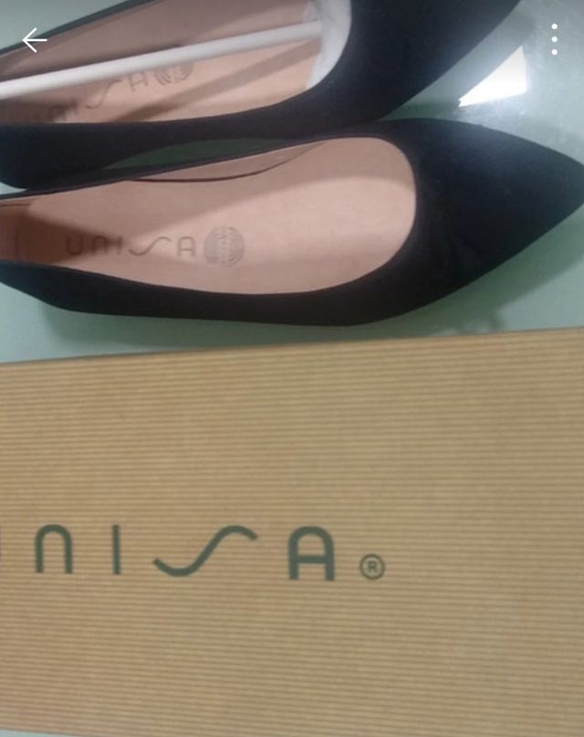 Bailarinas UNISA negras, talla 37