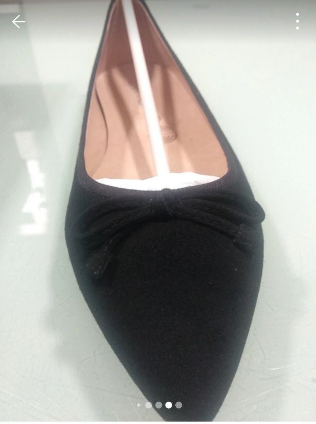 Bailarinas UNISA negras, talla 37