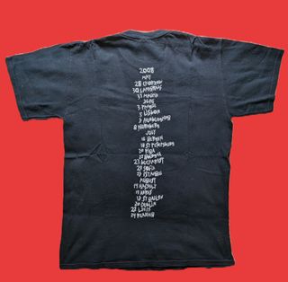 Camiseta Metallica European Summer Vacation 2008