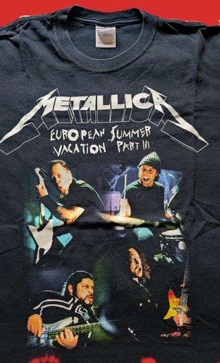 Camiseta Metallica European Summer Vacation 2008