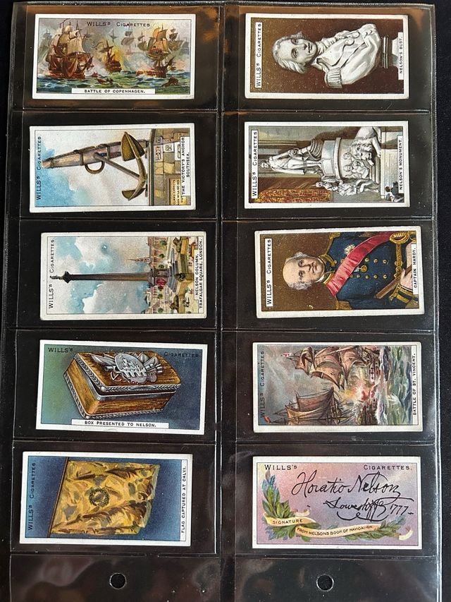 Cigarette cards Wills - Lord Nelson 1905