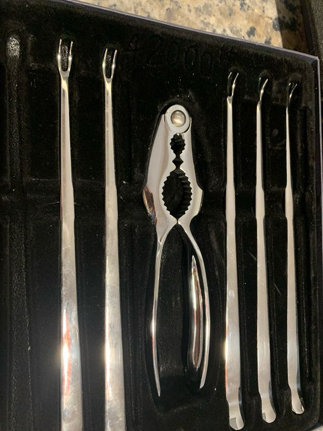 Set di frutti di mare El Corte Inglés - 7 pezzi. inox