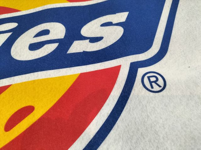 Bandera Dickies: Tela con logo
