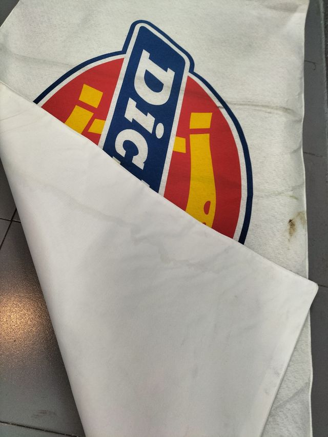 Bandera Dickies: Tela con logo