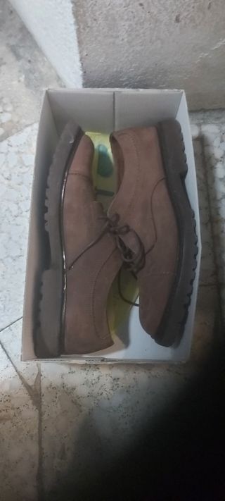 Zapatos Piel Marrón Talla 43