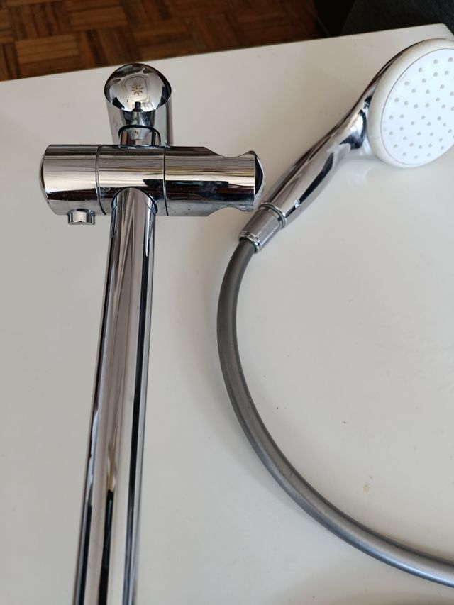 Alcachofa ducha cromo-blanca