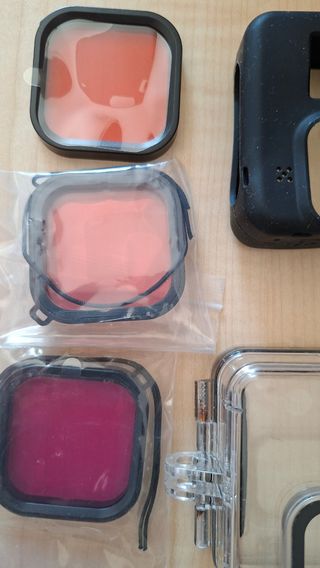 Gopro 8: carcasa, funda y filtros