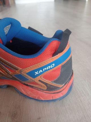 Zapatillas Salomon niño - Naranja/Azul