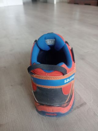 Zapatillas Salomon niño - Naranja/Azul