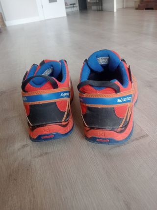 Zapatillas Salomon niño - Naranja/Azul