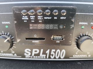 SPL1500 - Etapa potencia 1500w Con mando