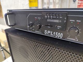 SPL1500 - Etapa potencia 1500w Con mando