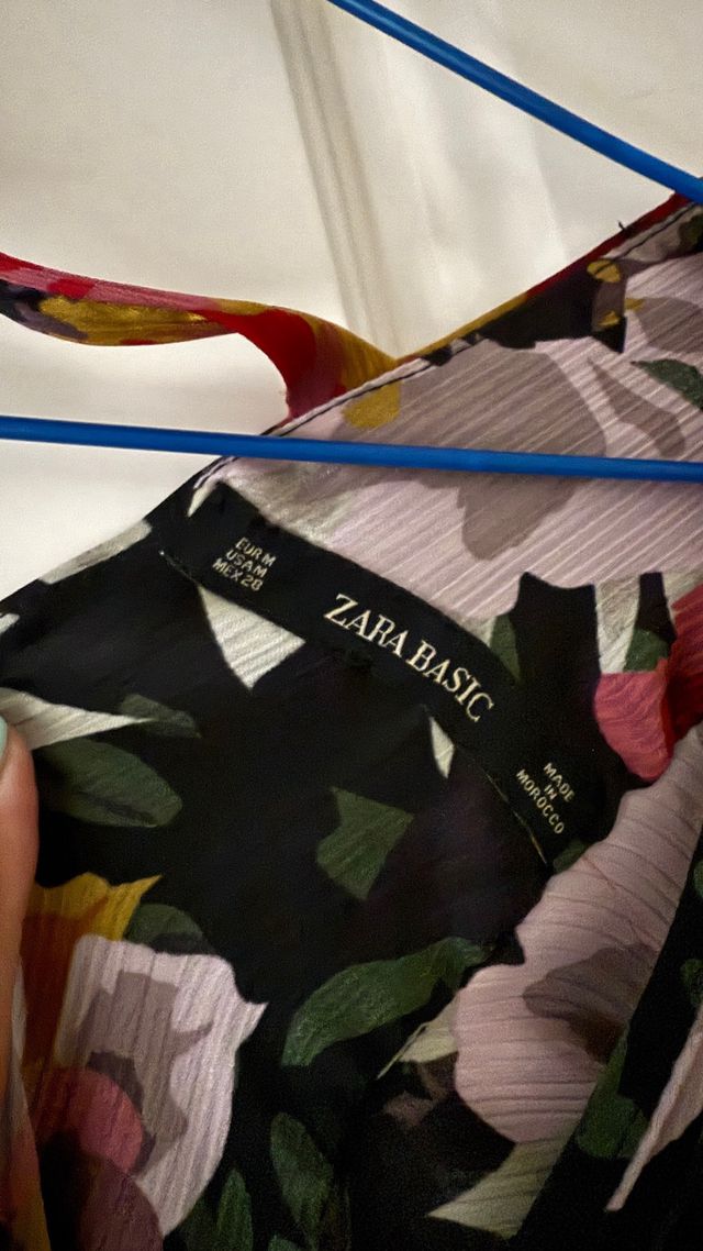 Mono Zara estampado floral