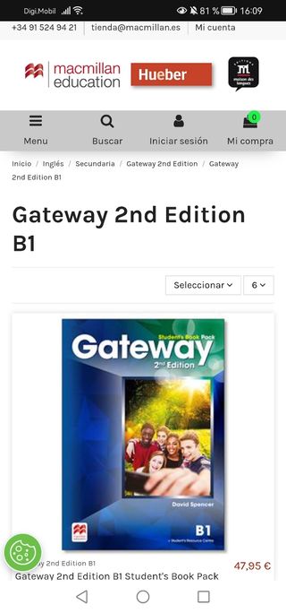 LIBRO: GATEWAY STUDENT'S BOOK (B1)