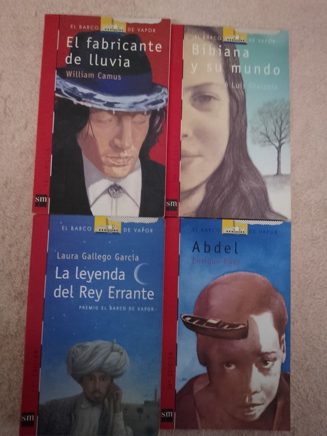 LOTE (I) DE 20 LIBROS EL BARCO DE VAPOR (rojos)