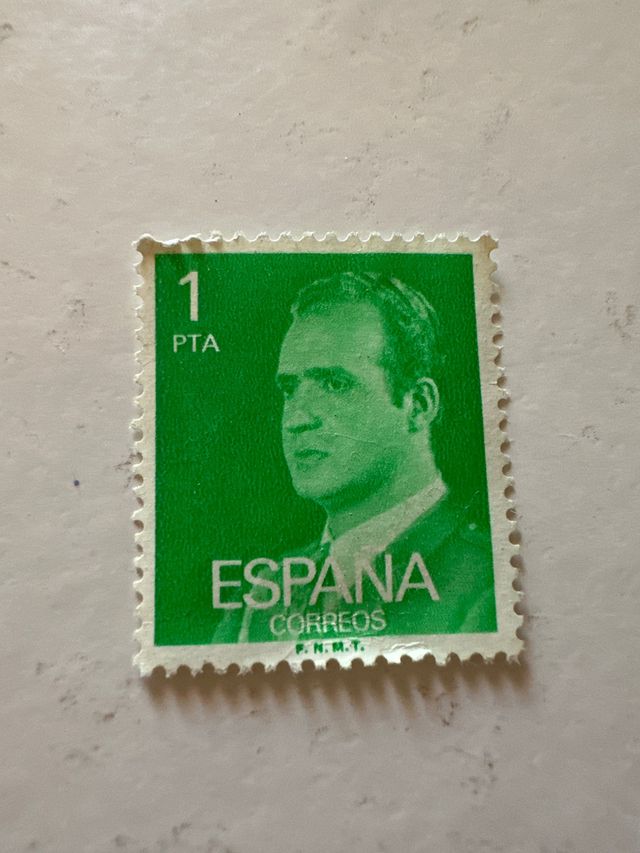 Sello España Juan Carlos I - 1 PTA usado
