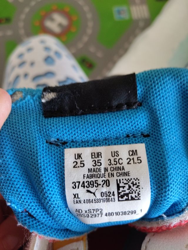 Zapatillas running niño