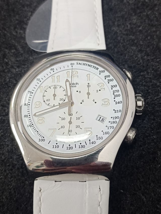 Swatch Irony Chrono blanco