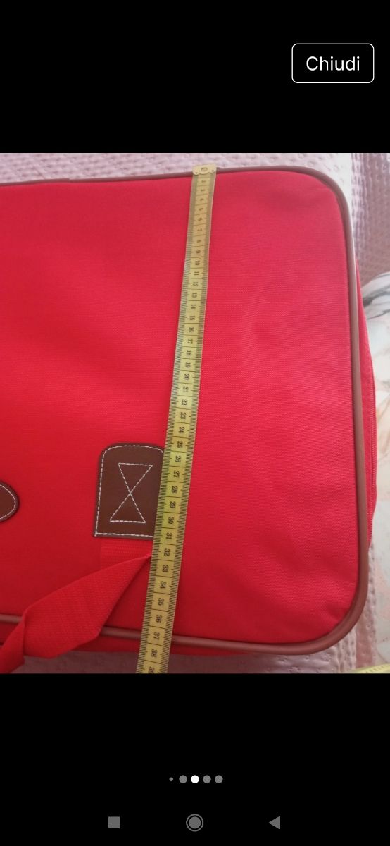 Set valigie rosse vintage