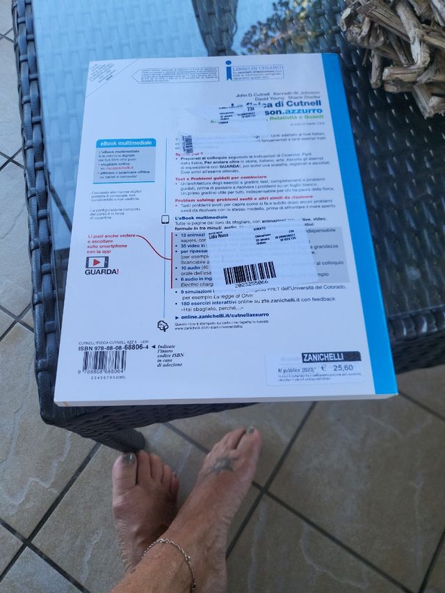 La fisica di catenella è johnson azzurro