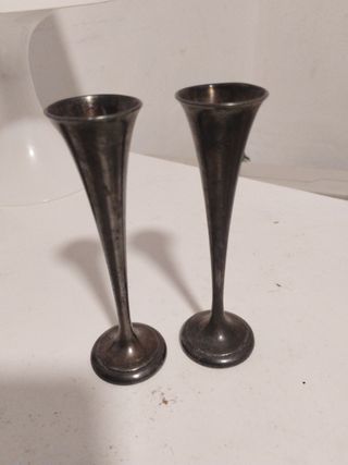 2 Portavelas antiguos siglo XXI