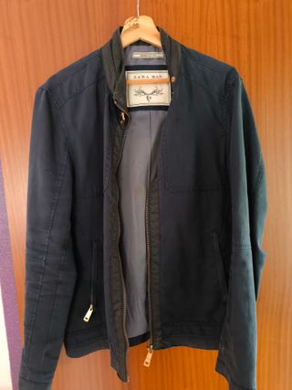Cazadora Zara Man azul