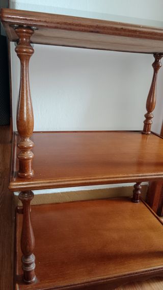 Mesa auxiliar 3 niveles - Madera