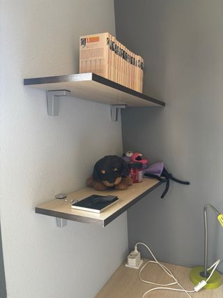 Dormitorio juvenil adaptable, cama estantrias cajo