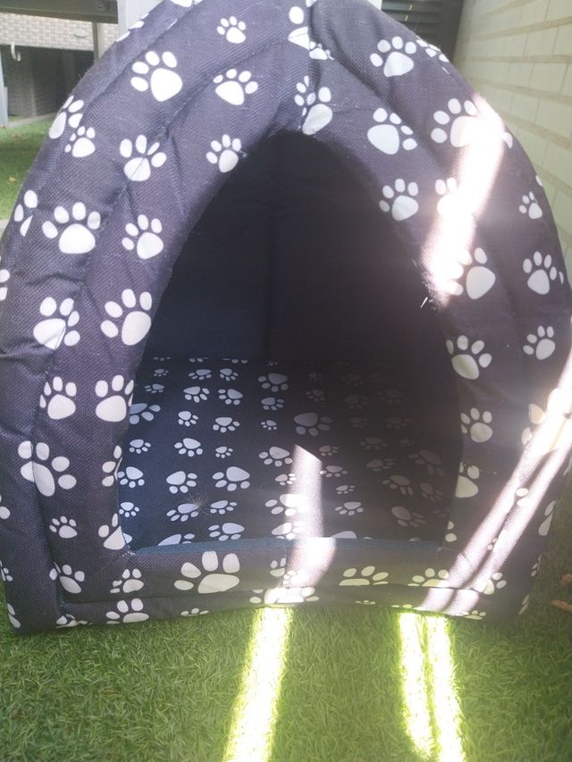 Caseta Perro Gato Beige