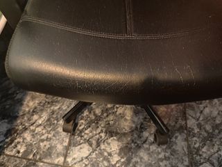 Silla giratoria Ikea negra