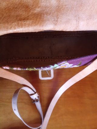 Bolso Piel Bordado México 