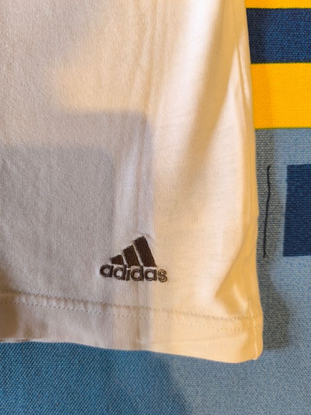 Camiseta corta Adidas blanca