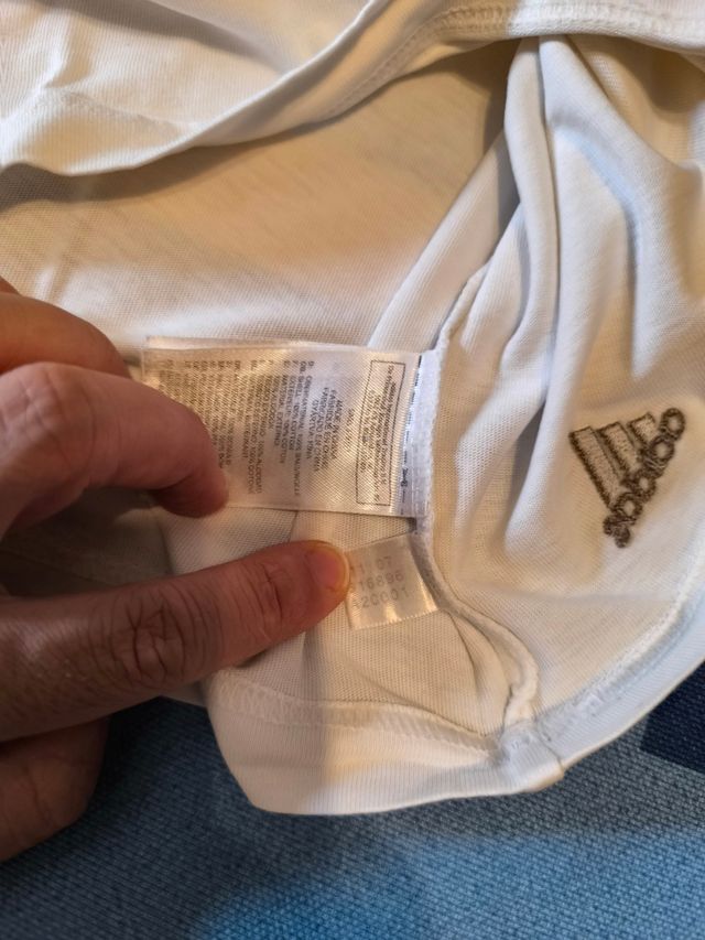 Camiseta corta Adidas blanca