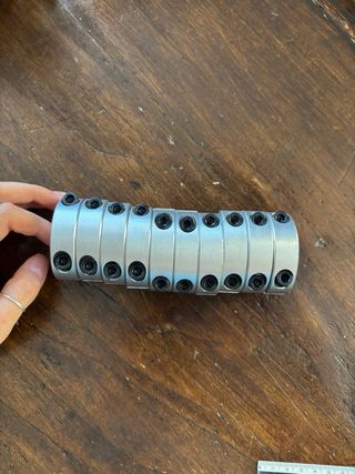 10 Collari Bloccaggio in Alluminio
