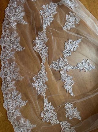 velo de novia con pedreria 