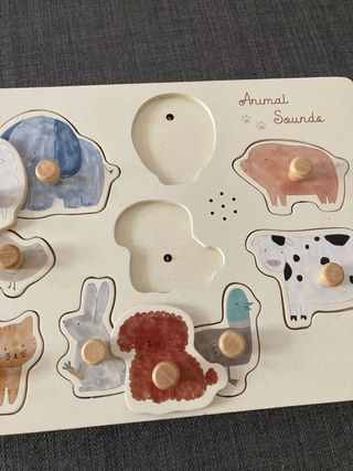 Puzzle animales Zara Home madera