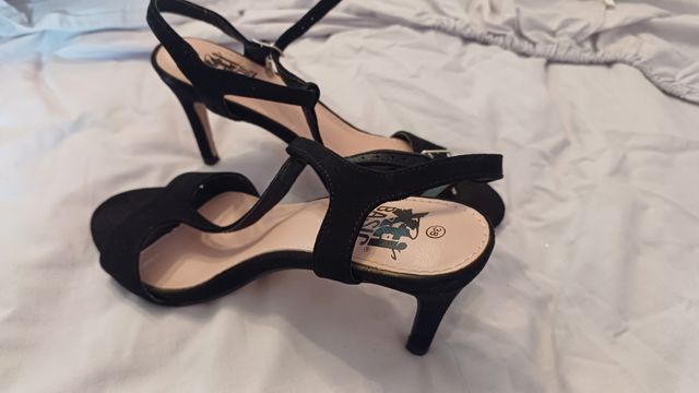 Sandalias BASIL negras, talla 38