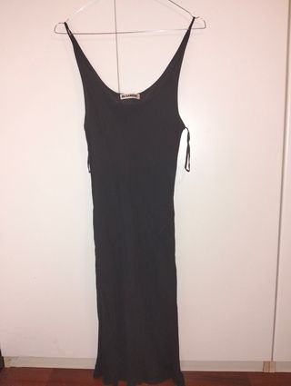 Jil Sander Vestito Lungo Nero