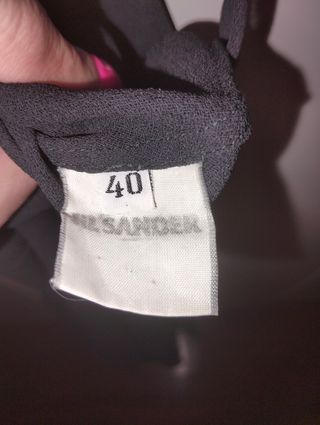 Jil Sander Vestito Lungo Nero