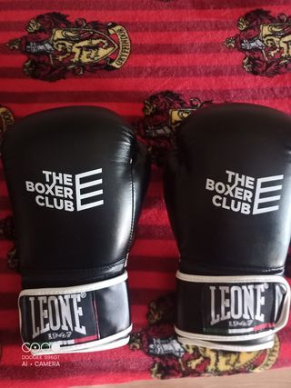 Guantes boxeo Leone y Outshock Advance de 10oz.
