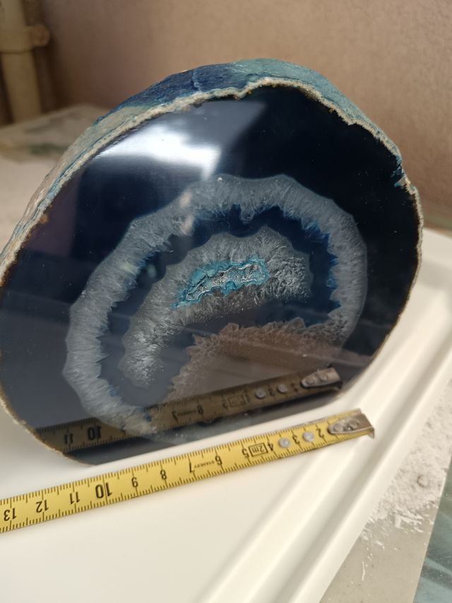Geode Agata Brasiliana Blu
