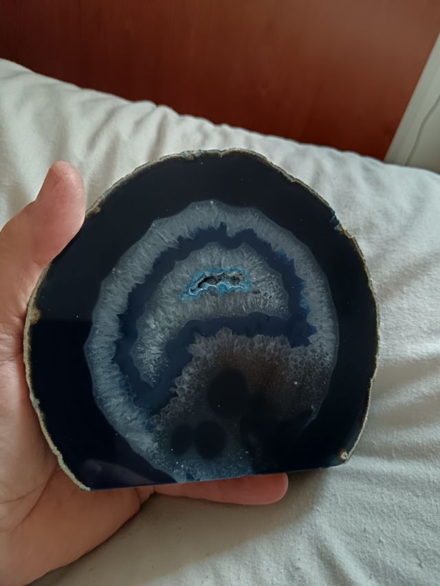 Geode Agata Brasiliana Blu
