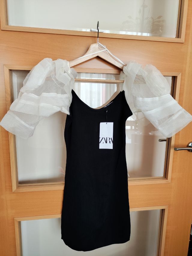 Vestido negro Zara - Talla M