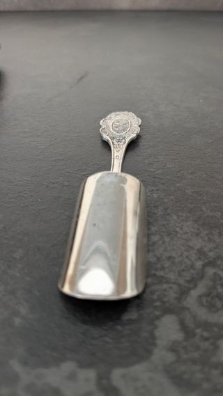 Cucchiaino da zucchero argento vintage
