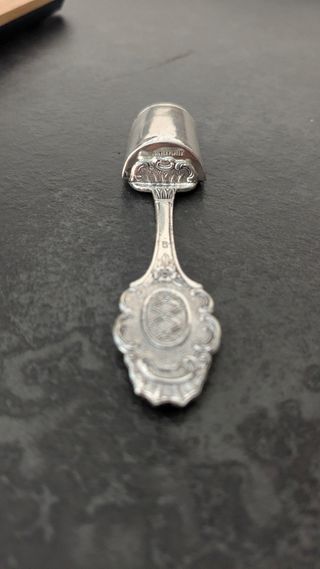 Cucchiaino da zucchero argento vintage