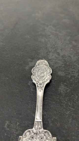 Cucchiaino da zucchero argento vintage