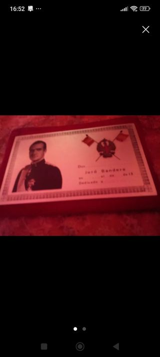 Cuadro con foto de Jorge Bandera